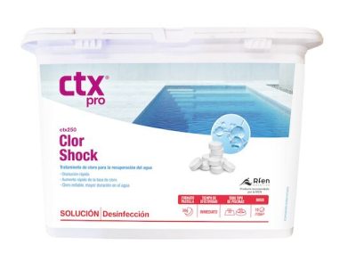 CTX-250 COMPACTOS TRICLORO 20 GR EFERVESCENTES