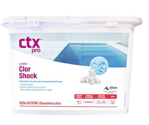 CTX-250 COMPACTOS TRICLORO 20 GR EFERVESCENTES